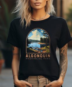 Algonquin Provincial Park Canada Vintage Emblem T Shirt