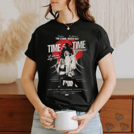 All Elite Wrestling Toni Storm & Mariah May   Time & Time Again Shirt