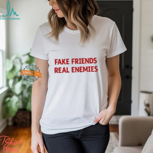 Amanda Serrano Wearing Fake Friends Real Enemies Shirt