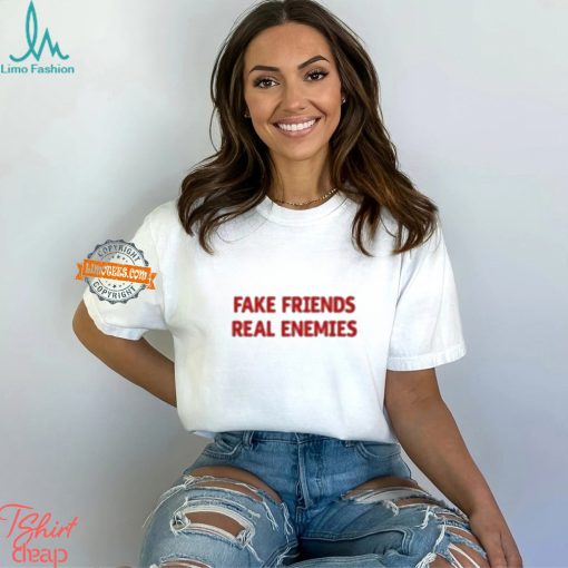 Amanda Serrano Wearing Fake Friends Real Enemies Shirt