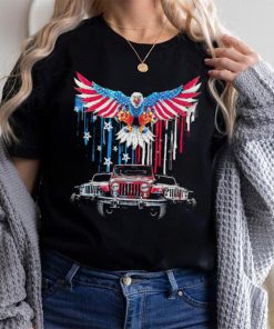 American Jeep Eag;e flag 4th of July 2024 shirt