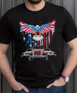 American Jeep Eag;e flag 4th of July 2024 shirt