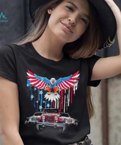 American Jeep Eag;e flag 4th of July 2024 shirt