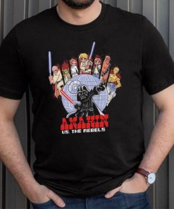 Anakin vs The Rebels Star Wars style of Scott Pilgrim vs The World shirt