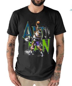 Anthony Edwards ANT MAN Dunk over John Collins Minnesota Basketball shirt