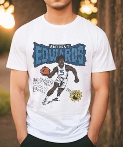 Anthony Edwards He’s On Fire Minnesota Timberwolves Comic Shirt