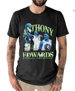 Anthony Edwards Minnesota Timberwolves Retro ’90s Signature Shirt