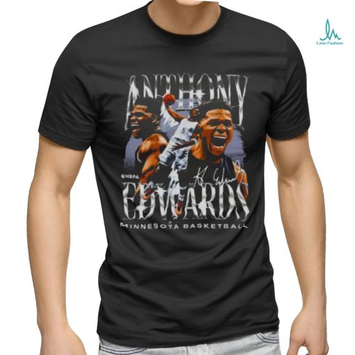 Anthony Edwards Minnesota Vintage Signature shirt