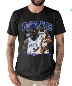 Anthony Edwards Timberwolves Highlights Graphic T shirt