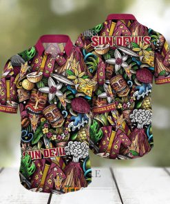 Arizona State Sun Devils NCAA Mens Floral Special Design Hawaiian Shirt