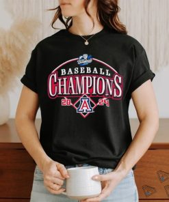 Arizona Wildcats 2024 Pac 12 Baseball Conference Tournament Champions Curveball Break Shirt