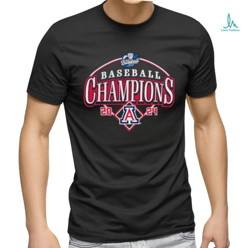 Arizona Wildcats 2024 Pac 12 Baseball Conference Tournament Champions Curveball Break Shirt