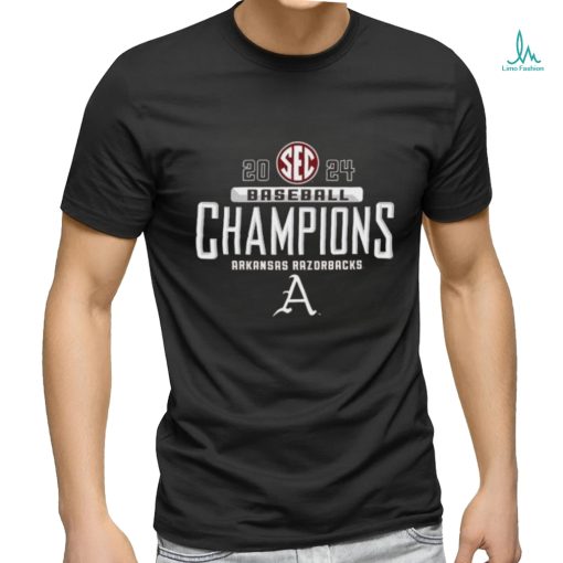 Arkansas Razorbacks 2024 SEC Baseball Champions Shirt