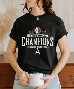 Arkansas Razorbacks 2024 SEC Baseball Champions Shirt