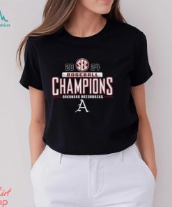 Arkansas Razorbacks 2024 SEC West Baseball Regular Season Champions Locker Room T Shirt