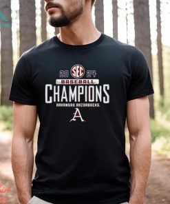 Arkansas Razorbacks 2024 Sec West Baseball Regular Season Champions Locker Room T Shirt