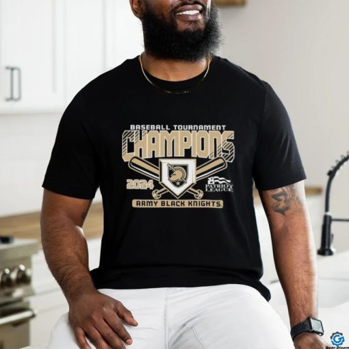 Army Black Knights Blue 84 Unisex 2024 Patriot League Baseball Conference Tournament Champions T Shirt