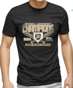 Army Black Knights Blue 84 Unisex 2024 Patriot League Baseball Conference Tournament Champions T Shirt