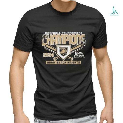 Army Black Knights Blue 84 Unisex 2024 Patriot League Baseball Conference Tournament Champions T Shirt