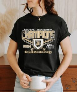 Army Black Knights Blue 84 Unisex 2024 Patriot League Baseball Conference Tournament Champions T Shirt