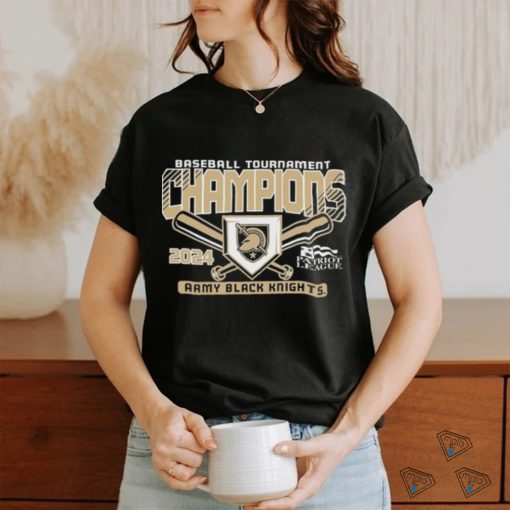 Army Black Knights Blue 84 Unisex 2024 Patriot League Baseball Conference Tournament Champions T Shirt