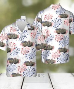 Assault Amphibious Vehicle (AAV) AAVP7A1, 4th Of July Hawaiian Shirt