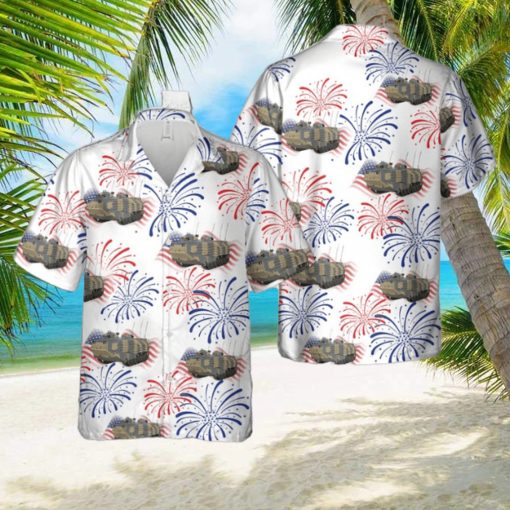 Assault Amphibious Vehicle (AAV) AAVP7A1, 4th Of July Hawaiian Shirt