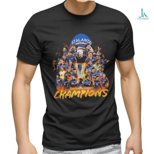 Atalanta Football Club Uefa Europa League Champions 2024 T Shirt