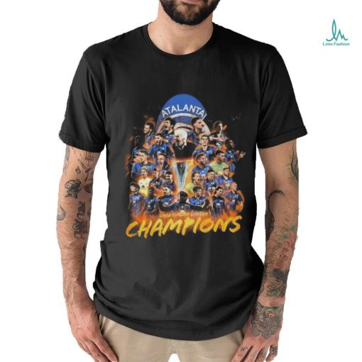 Atalanta Football Club Uefa Europa League Champions 2024 T Shirt