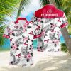 Atlanta Braves Hibiscus Plumeria Flower 3D Printed Hawaiian Shirt