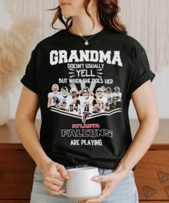 Atlanta Falcons Grandma Does Yell When Falcons Are Playing T Shirt, hoodie, sweater, long sleeve and tank top Atlanta Falcons Grandma Does Yell When Falcons Are Playing T Shirt