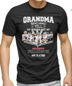 Atlanta Falcons Grandma Does Yell When Falcons Are Playing T Shirt, hoodie, sweater, long sleeve and tank top Atlanta Falcons Grandma Does Yell When Falcons Are Playing T Shirt