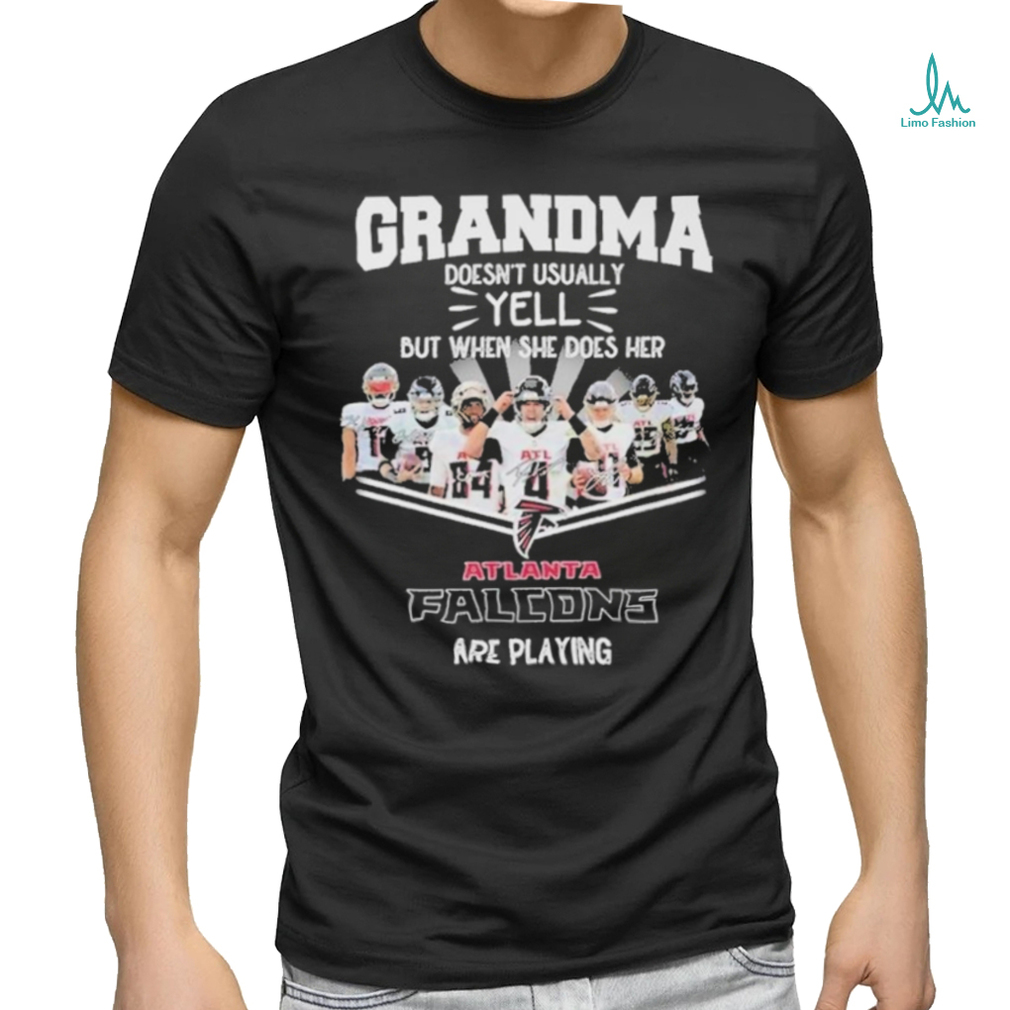 Atlanta Falcons Grandma Does Yell When Falcons Are Playing T Shirt Atlanta Falcons Grandma Does Yell When Falcons Are Playing T Shirt
