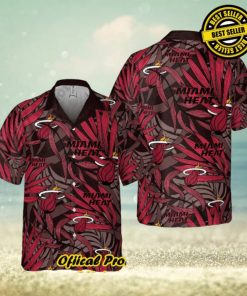 Authentic Aloha Shirt with Tropical Vibe Miami Heat