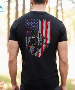 Autism Dad Flag zoo USA Shirt