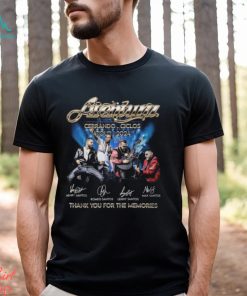 Aventura Cerrando Ciclos Tour 2024 Thank You For The Memories T Shirt