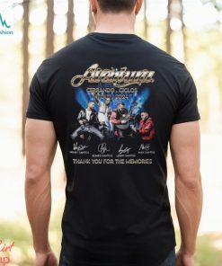 Aventura Cerrando Ciclos Tour 2024 Thank You For The Memories T Shirt