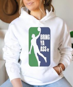 Awesome Bring Ya Ass Timberwolves Silhouette Edwards Minnesota Shirt