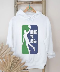 Awesome Bring Ya Ass Timberwolves Silhouette Edwards Minnesota Shirt