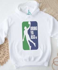 Awesome Bring Ya Ass Timberwolves Silhouette Edwards Minnesota Shirt