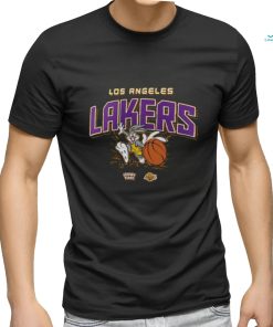 Awesome Los Angeles Lakers Looney Tunes Bugs Bunny Graphic Shirt