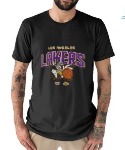 Awesome Los Angeles Lakers Looney Tunes Bugs Bunny Graphic Shirt