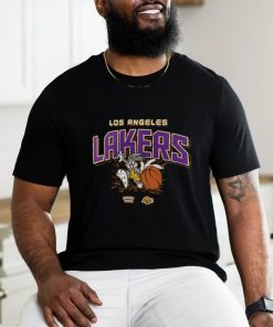 Awesome Los Angeles Lakers Looney Tunes Bugs Bunny Graphic Shirt