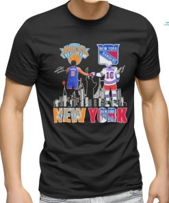 Awesome New York Rangers Artemi Panarin New York Knicks Jalen Brunson Proud Of The City Shirt