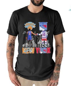 Awesome New York Rangers Artemi Panarin New York Knicks Jalen Brunson Proud Of The City Shirt