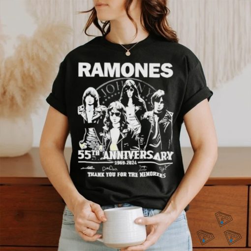 Awesome Ramones 55th Anniversary 1969 2024 Thank You For The Memories Shirt