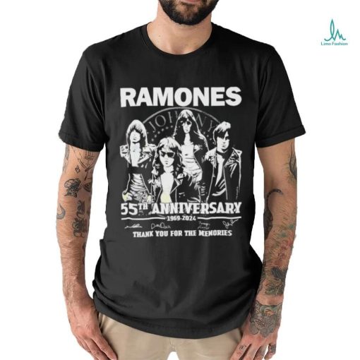 Awesome Ramones 55th Anniversary 1969 2024 Thank You For The Memories Shirt