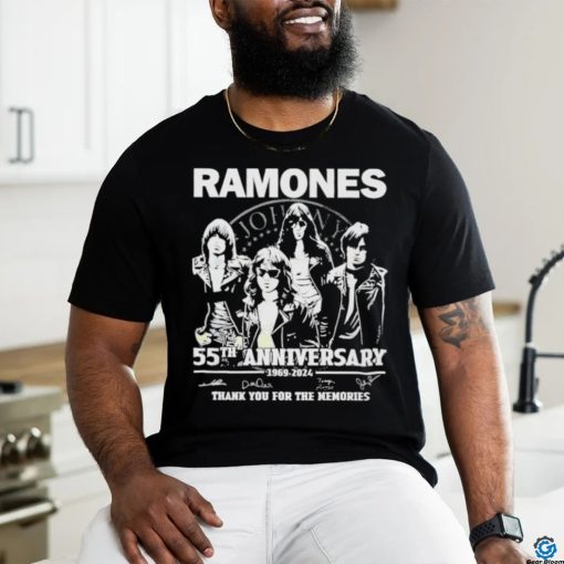 Awesome Ramones 55th Anniversary 1969 2024 Thank You For The Memories Shirt