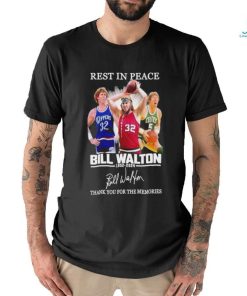 Awesome Rest In Peace Bill Walton 1952 2024 Thank You For The Memories Shirt