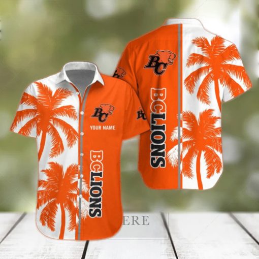 BC Lions CFL Tropical Hawaiian Shirt